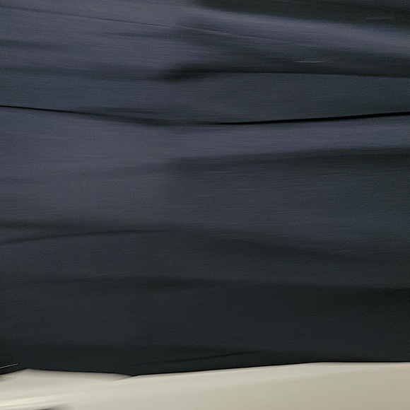 Blue Fit and Flare Dress with 3/4 Sleeves and Scoop Neck - Picture 12 of 16